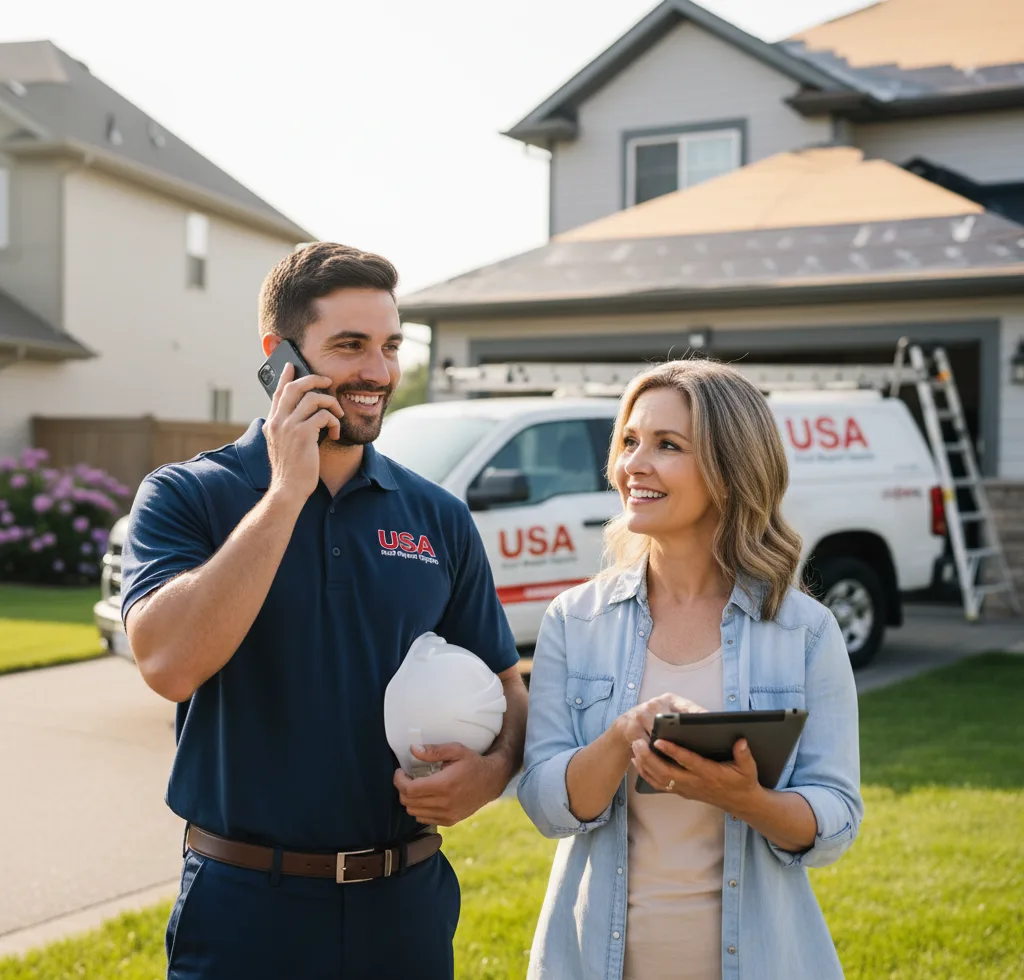 USA Roof Repair Experts customer support in Omaha